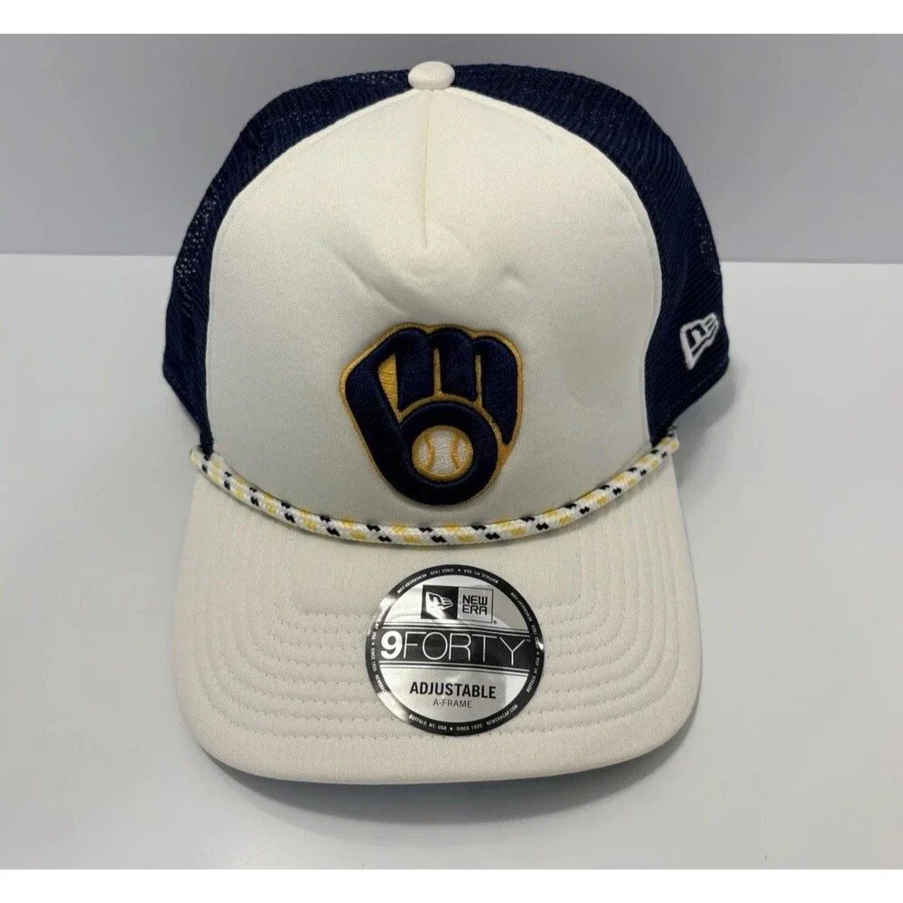 MLB Milwaukee Brewers New Era 9FORTY Adjustable M-Crown Spring Training Cap Hat